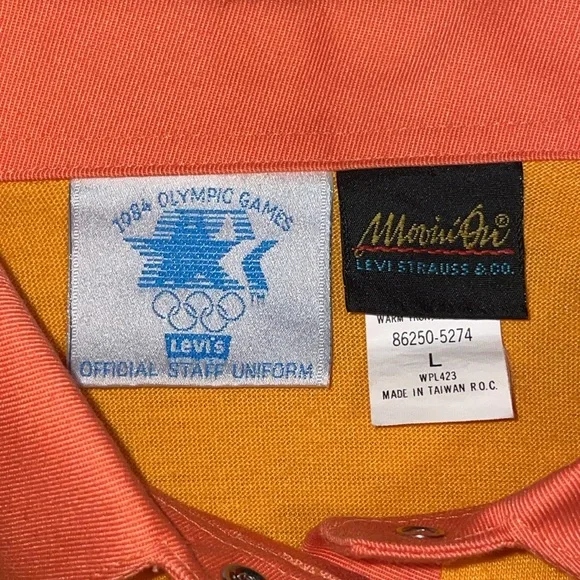 Vintage Levi’s ‘84 Olympics Olympiad Polo Shirt - Picture 5 of 6